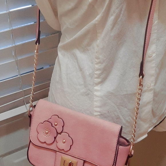 JUST FAB shoulder bag with chain - Picture 4 of 8